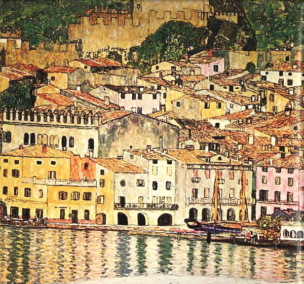 Gustav Klimt Malcesine on Lake Garda